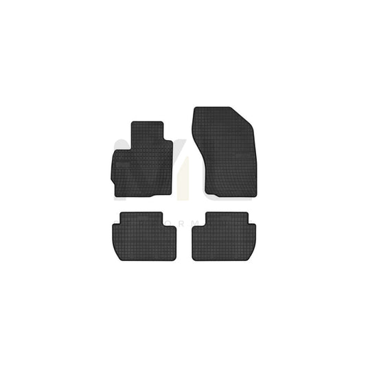 FROGUM Tailored 0482 Floor mat set Elastomer, Front and Rear, Quantity: 4, Black | ML Performance Car Parts