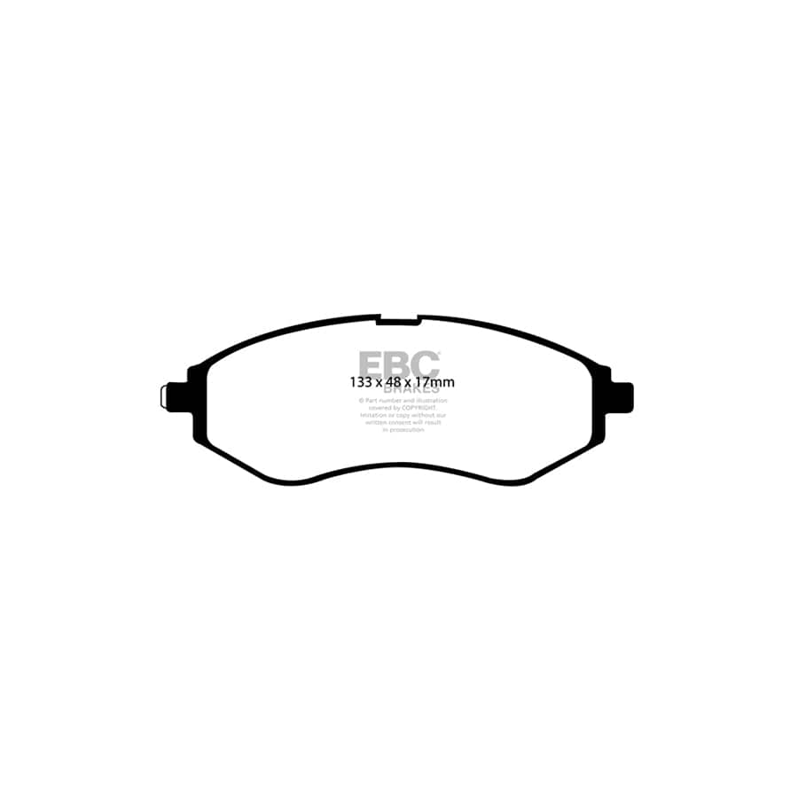 EBC PDKF338 Chevrolet Daewoo Ultimax Front Brake Pad & Plain Disc Kit (Inc. Aveo & Kalos) 2 | ML Performance UK Car Parts
