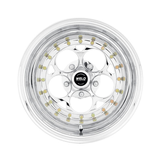 Weld 792P-510284 Magnum Iii Wheel 15x10 5x4.75 ET51 BS7.5 Polished Center - Polished Shell