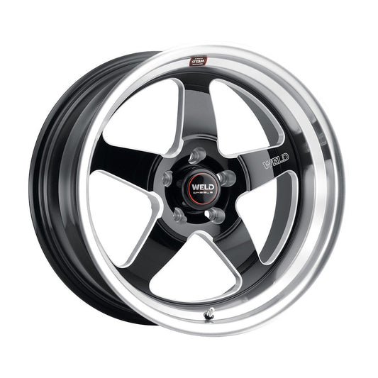 Weld S10488521P38 Ventura S104 Wheel 18x8.5 5x120 ET38 BS6.25 Gloss Black MIL - DIA