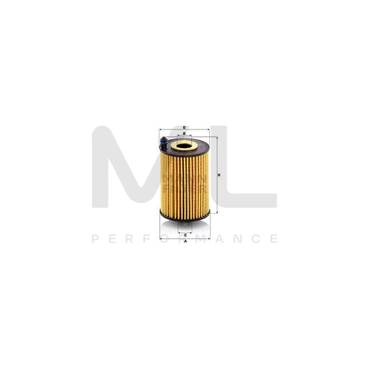 MANN-FILTER HU 7046 z Oil Filter with seal, Filter Insert | ML Performance Car Parts