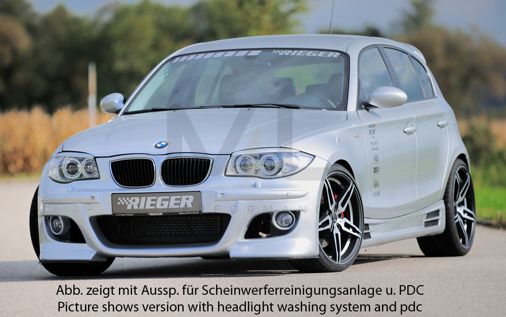 Rieger 00035015 BMW 1 Series E87 Front Bumper 7 | ML Performance UK Car Parts
