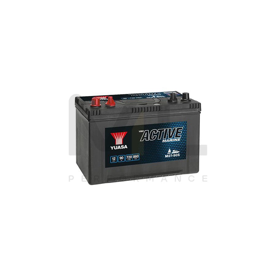 Yuasa M27-90S 12v 90Ah YBX Active Marine Battery | ML Performance UK Car Parts