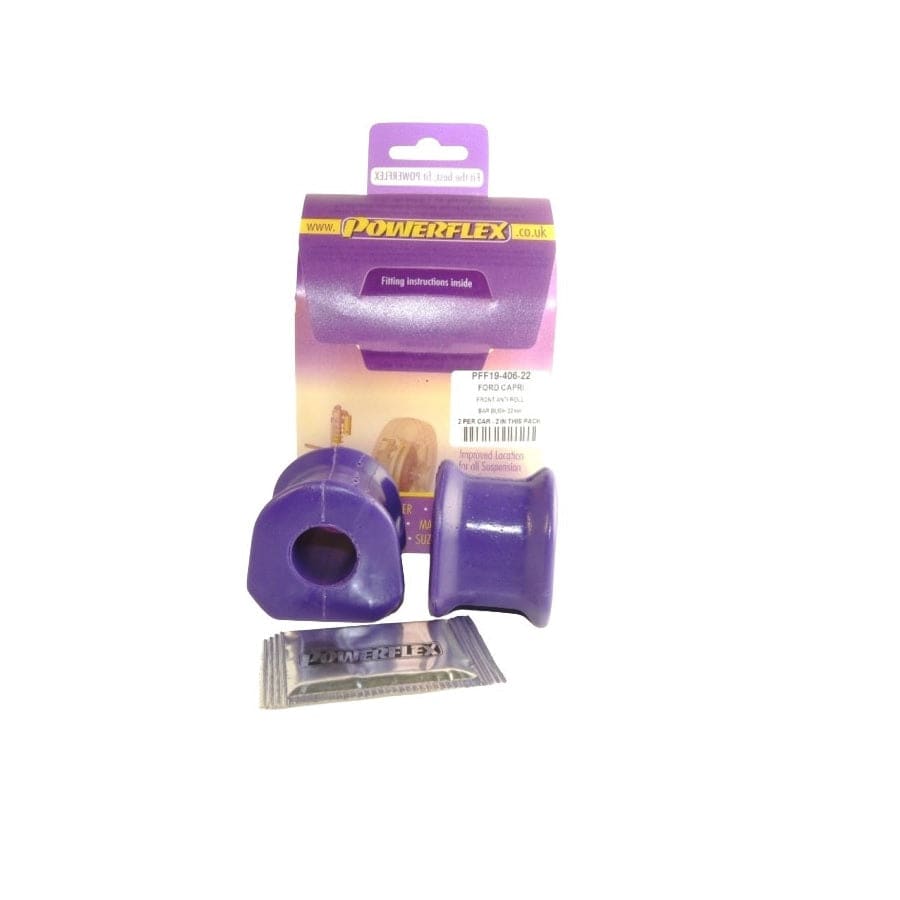 Powerflex PFF19-406-22 TVR Ford Front Anti Roll Bar Bush 22mm (Inc. S Series, Griffith, Escort, Capri) | ML Performance UK Car Parts
