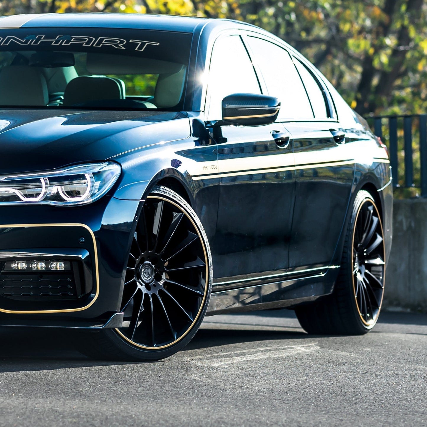 MANHART MHVEN711000 FOR BMW 7-SERIES  VENTURI RIMS  MATTE BLACK