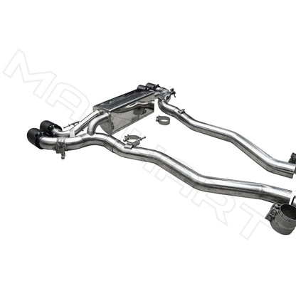 MANHART MH5F9011104_M8 SLIP-ON SPORT EXHAUST FOR BMW F9X M8 (COMPETITION) WITH VALVE CONTROL