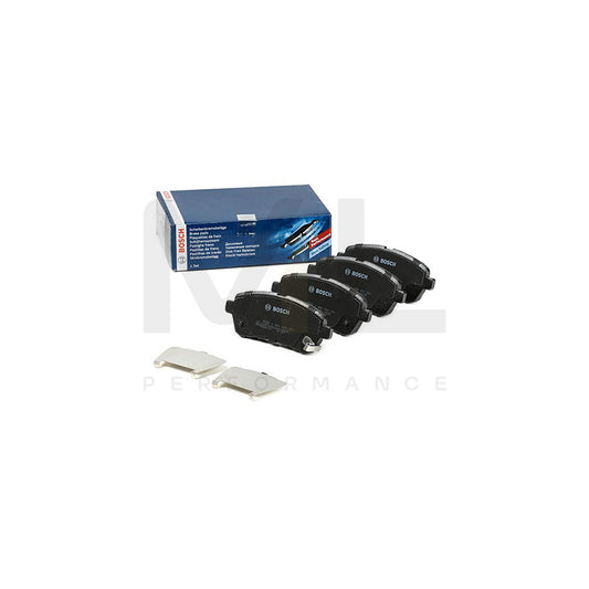 Bosch 0986494321 Brake Pad Set For Suzuki Swift With Acoustic Wear Warning, With Anti-Squeak Plate, With Mounting Manual BP1211 | ML Performance Car Parts