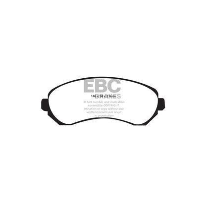 EBC DP61628 Chevrolet Trans Sport Greenstuff Front Brake Pads 2 | ML Performance UK Car Parts
