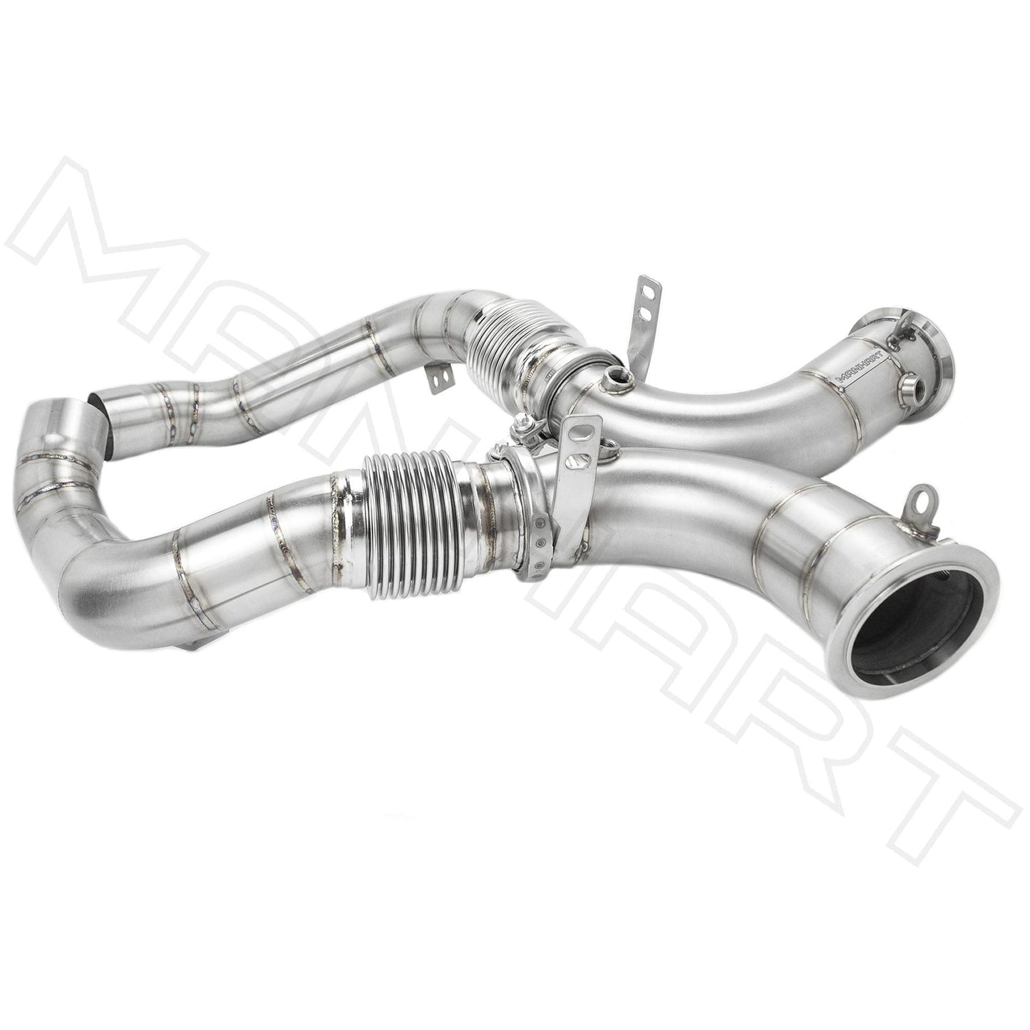 MANHART MH5F9511203 DOWNPIPES RACE FOR BMW F95 / F96 X5M / X6M (COMPETITION) CAT-REPLACEMENT (PART 2 OF 2)