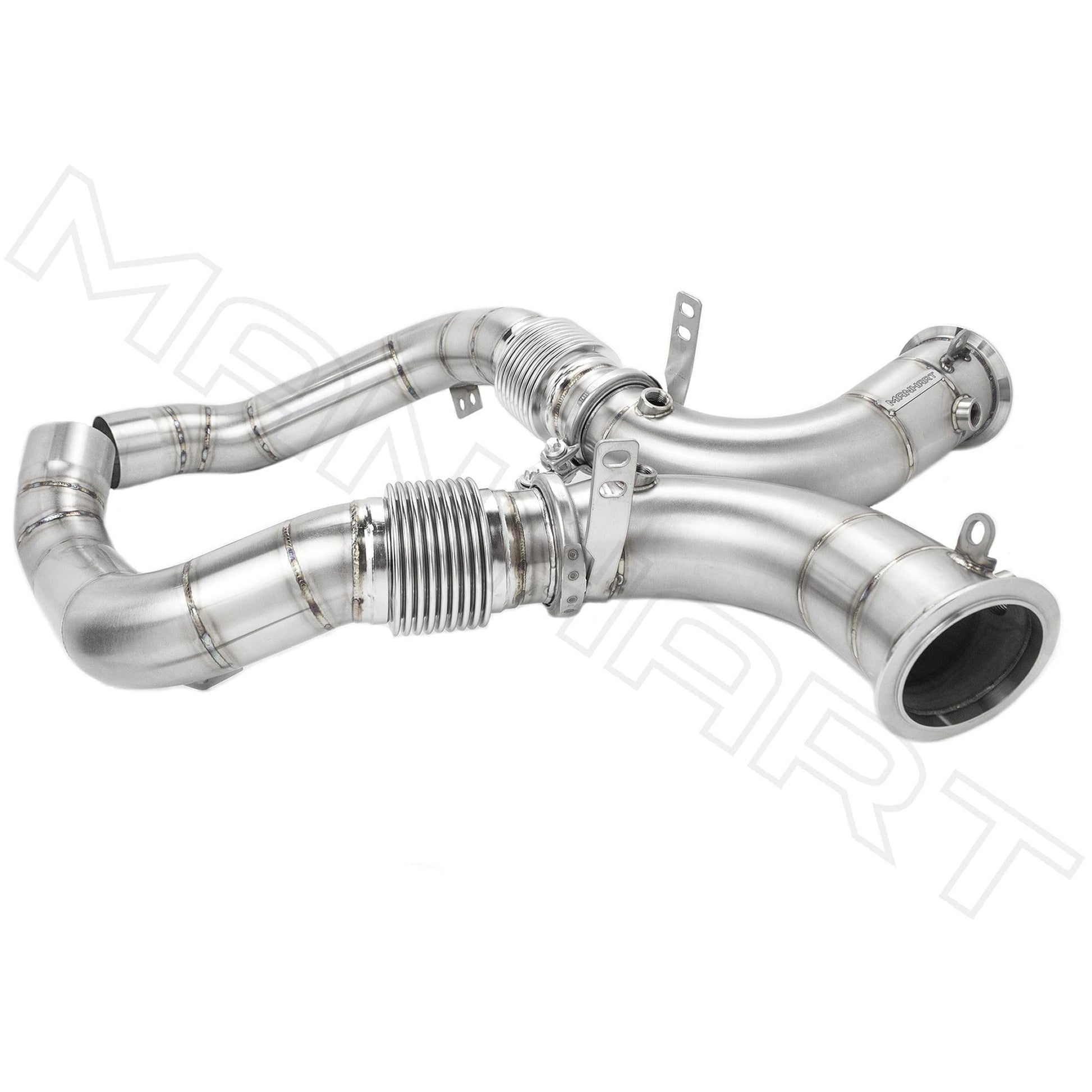 MANHART MH5F9511203 DOWNPIPES RACE FOR BMW F95 / F96 X5M / X6M (COMPETITION) CAT-REPLACEMENT (PART 2 OF 2)