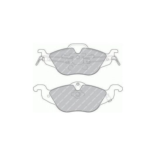 Ferodo Fsl1293 Brake Pad Set Fuse Technology With Acoustic Wear Warning