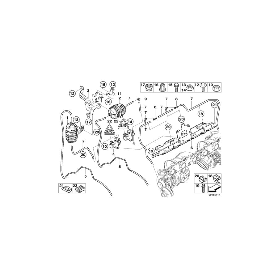 Genuine BMW 11657565807 E60 E61 Holder (Inc. 535i & 535xi) | ML Performance UK Car Parts