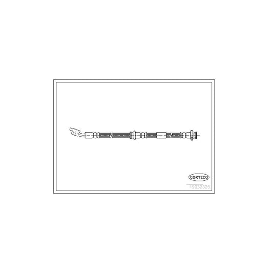 Corteco 19032325 Brake Hose For Nissan Almera Tino (V10) | ML Performance UK