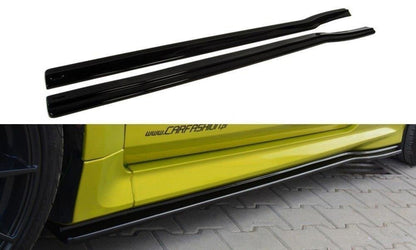 Maxton Design FO-FO-2-RS-SD1T Side Skirts Diffusers Ford Focus RS MK2 | ML Performance UK Car Parts