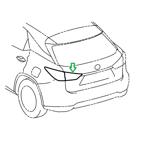 Genuine Lexus 81581-48120 RX Phase 3 O/S Rear Boot Combination Lamp