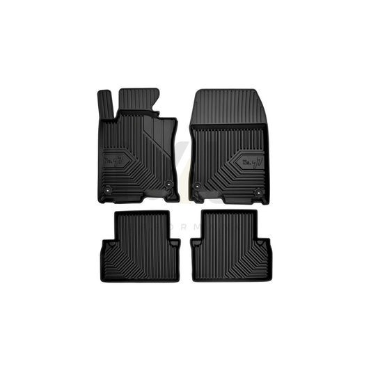 FROGUM Tailored 77407466 Floor mat set for HONDA ACCORD Elastomer, Front and Rear, Quantity: 4, Black | ML Performance Car Parts