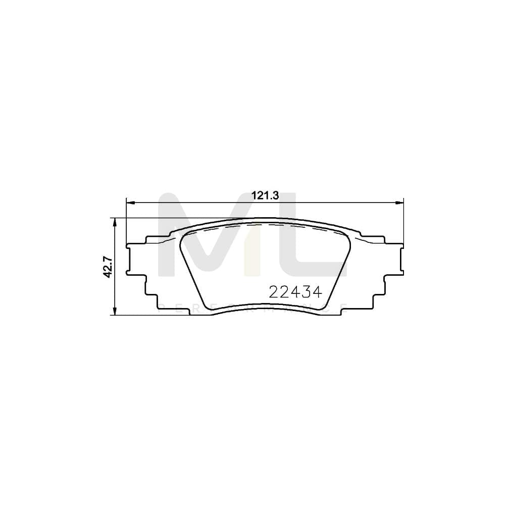 Brembo P 83 160 Brake Pad Set Excl. Wear Warning Contact | ML Performance Car Parts