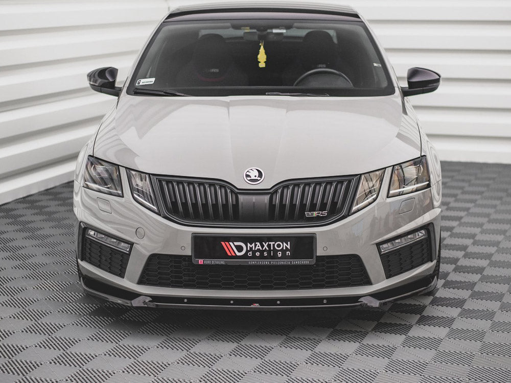 Maxton Design Skoda Octavia Rs MK3 Facelift (2016-2019) Front Splitter V.2
