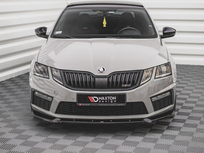 Maxton Design Skoda Octavia Rs MK3 Facelift (2016-2019) Front Splitter V.2
