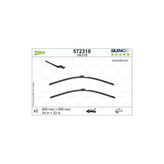 Valeo 572318 Wiper Blade Suitable For Mercedes-Benz S-Class | ML Performance UK Car Parts