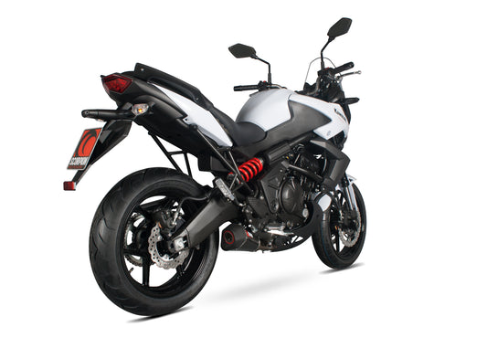 Scorpion RKA103CEO Kawasaki Versys 650 Serket Taper Slip-On - Carbon Fibre Sleeve | ML Performance UK UK