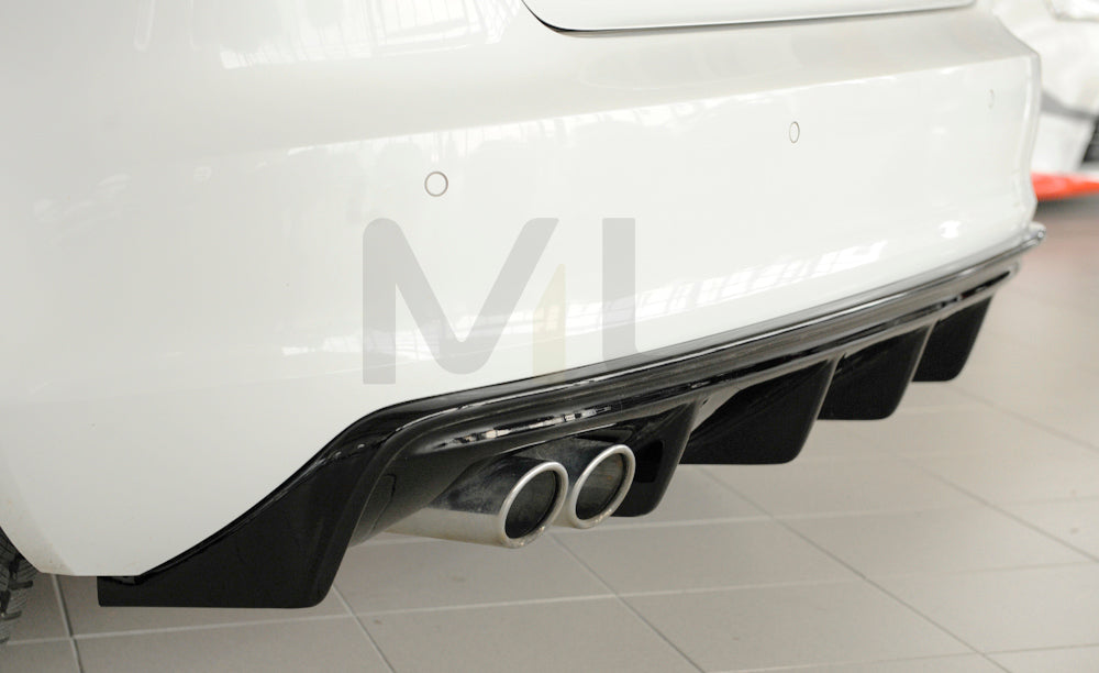 Rieger 00088100 Audi 8V A3 Rear Diffuser 3 | ML Performance UK Car Parts