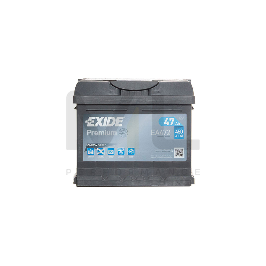 Exide Premium 063 Car Battery (47Ah) - 5 Year Guarantee | ML Performance UK Car Parts