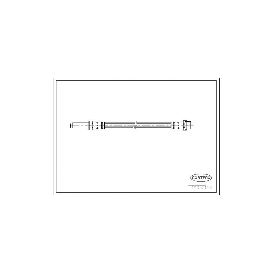 Corteco 19030152 Brake Hose Suitable For Mercedes-Benz Sprinter | ML Performance UK