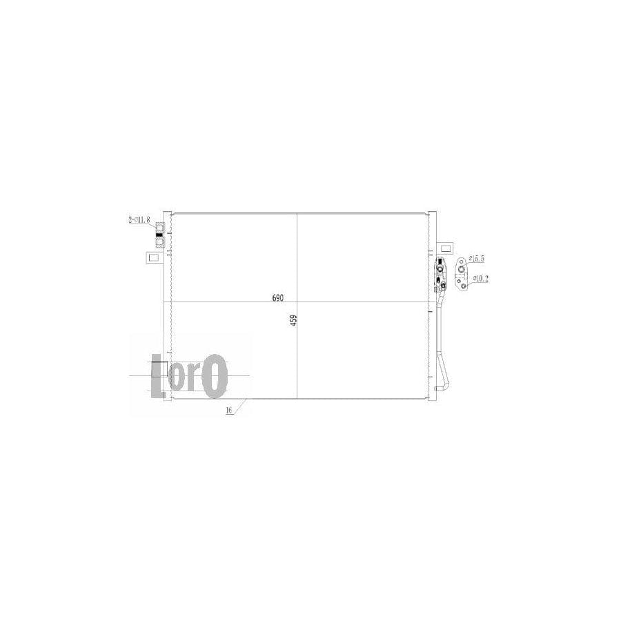 Abakus 0150160001 Air Conditioning Condenser | ML Performance UK
