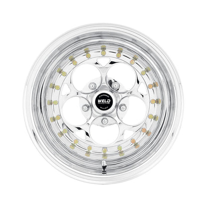 Weld 792P-58206 Magnum Iii Wheel 15x8 5x4.5 ET-25 BS3.5 Polished Center - Polished Shell