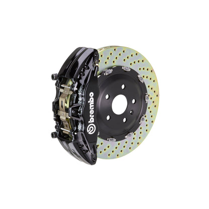 Brembo 1J1.9001A Chevrolet GMC Hummer Front GT 6-Pistons Drilled 2-piece Big Brake Kit (Inc. Avalanche, Sierra, Yukon, H2)