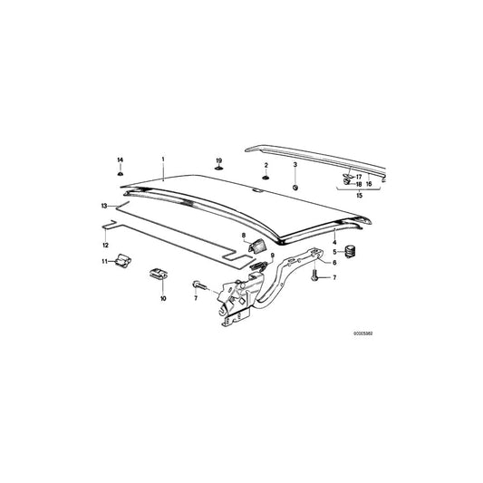 Genuine BMW 41621842028 E23 Torsion Spring Right (Inc. 735i, 732i & 728iS) | ML Performance UK Car Parts