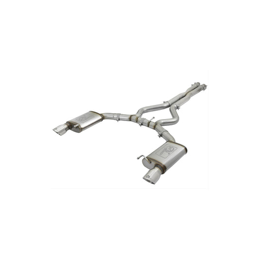  aFe 49-33072-1P Cat-Back Exhaust System Ford Mustang GT 15-17 V8-5.0L/V6-3.7L  | ML Performance UK Car Parts