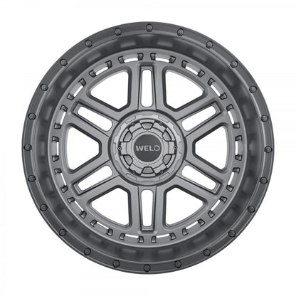 Weld W22122057475 Crux W221 Wheel 22x12 5x127 ET-44 BS4.75 Satin Gunmetal - Satin Black