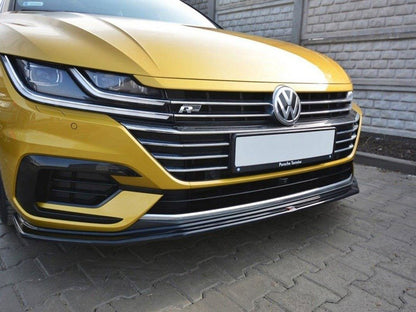 Maxton Design VW-AR-1-RLINE-FD1T Front Splitter V.1 VW Arteon R-line | ML Performance UK Car Parts