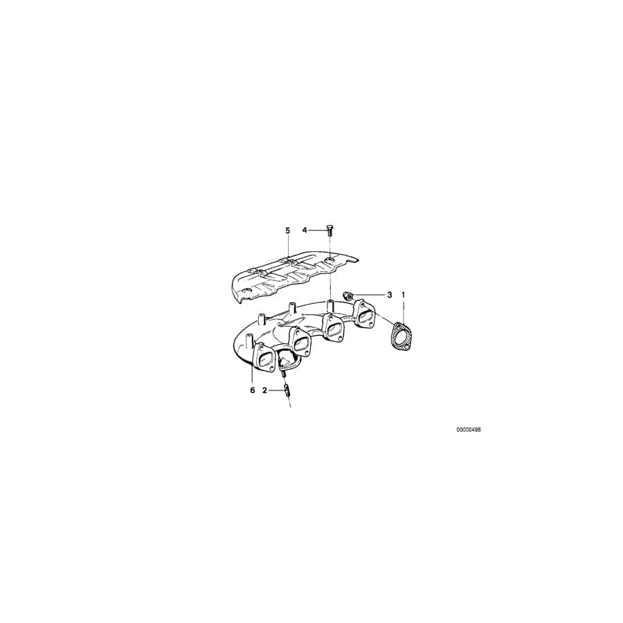Genuine BMW 11751267955 E21 Exhaust Manifold (Inc. 320i) | ML Performance UK Car Parts