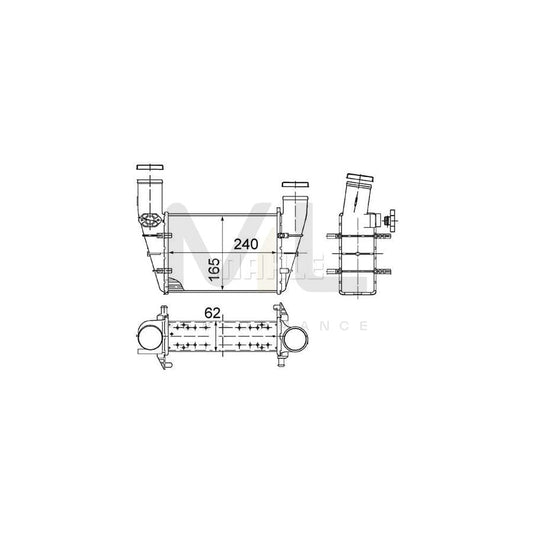 MAHLE ORIGINAL CI 130 000S Intercooler | ML Performance Car Parts