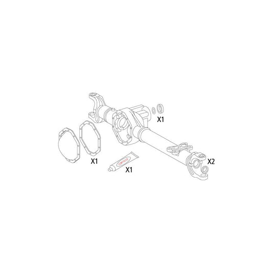 Corteco 19536222 Gasket Set, Differential | ML Performance UK