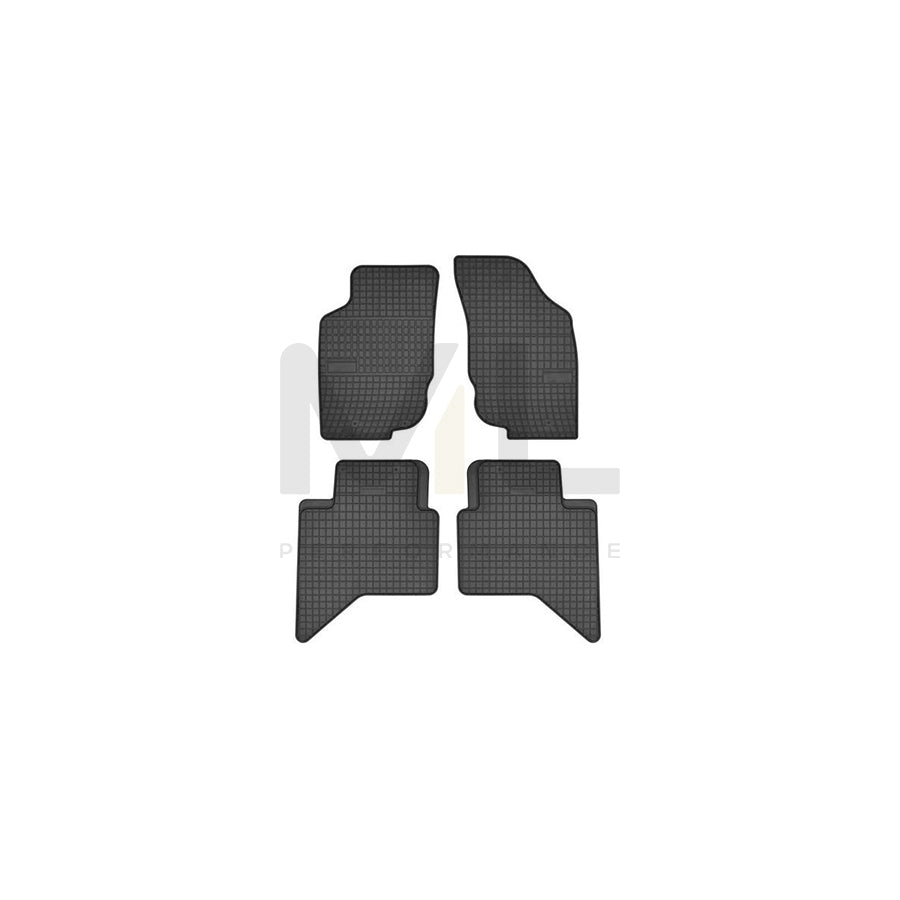 FROGUM Tailored 547112 Floor mat set for TOYOTA Hilux VII Pickup Elastomer, Front and Rear, Quantity: 4, Black | ML Performance Car Parts