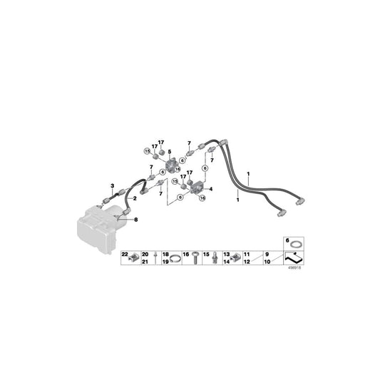 Genuine BMW 41008427625 Blind Rivet, Flat Headed 3,2X6,0 A2 (Inc. M6 GT3) | ML Performance UK Car Parts