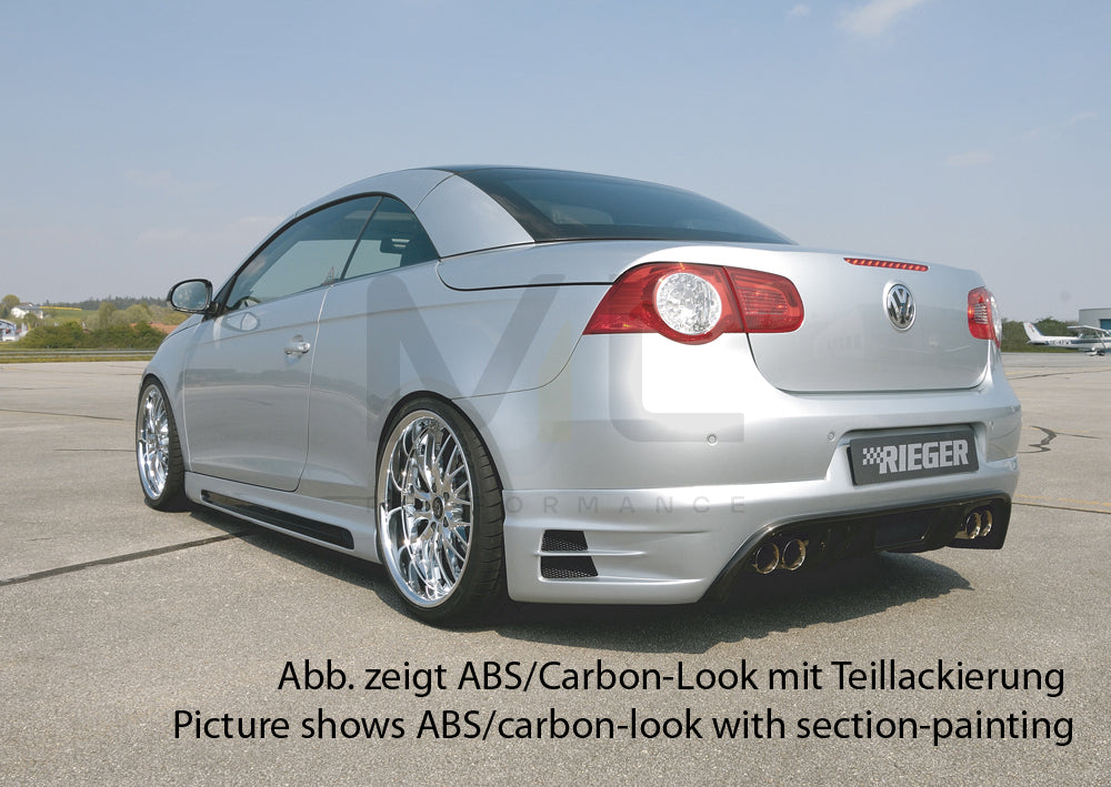 Rieger 00099751 VW 1F EOS Rear Diffuser 3 | ML Performance UK Car Parts