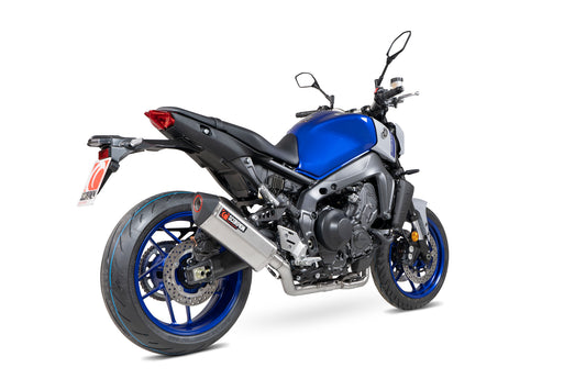 Scorpion RYA116SYSSEO Yamaha MT-09 Serket Full System - Brushed Stainless Steel Sleeve | ML Performance UK UK