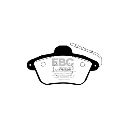 EBC DP41526R Alpine Renault Yellowstuff Rear Brake Pads - Bendix Caliper (Inc. A610, Alpine, Clio Mk2 & Spider) 2 | ML Performance UK Car Parts