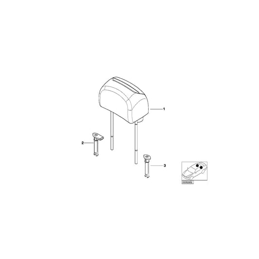 Genuine BMW 52208268945 E46 Guide Left HELLBEIGE (Inc. 320Ci, M3 & 323Ci) | ML Performance UK Car Parts