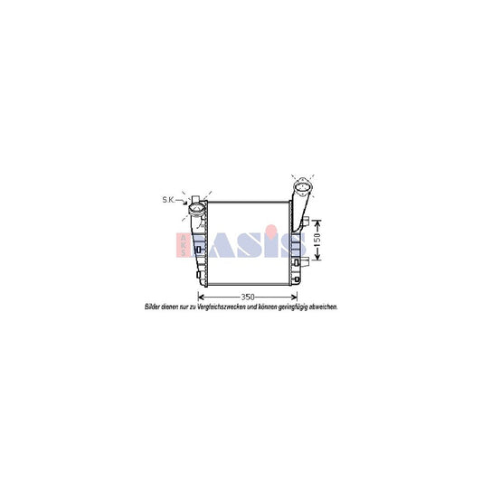 AKS Dasis 177003N Intercooler For Porsche Cayenne (9Pa) | ML Performance UK