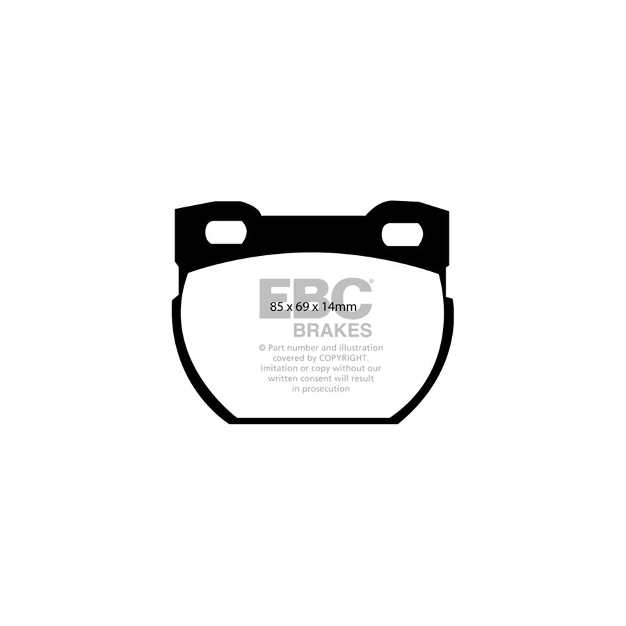EBC DP51033NDX Land Rover Defender 110/130 Bluestuff NDX Rear Brake Pads  - Lockheed Caliper 2 | ML Performance UK Car Parts
