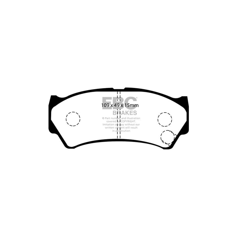 EBC PDKF1860 Suzuki Baleno Ultimax Front Brake Pad & Plain Disc Kit - Akebono Caliper 2 | ML Performance UK Car Parts