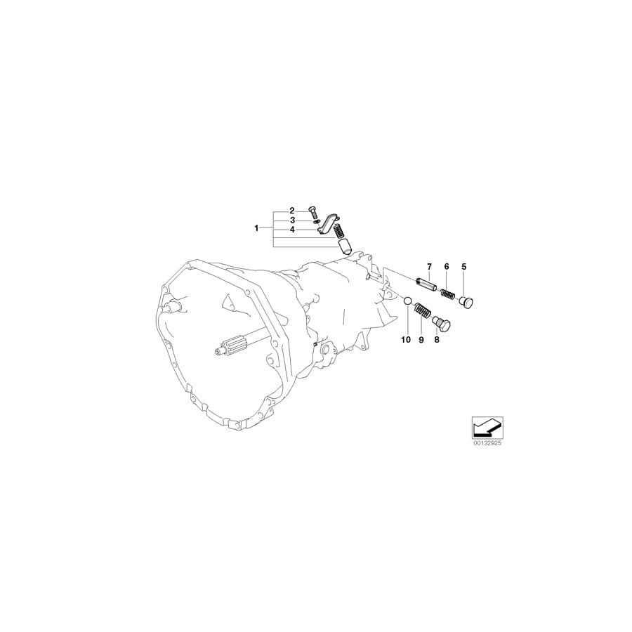 Genuine BMW 23311228397 E46 Compression Spring D=1,25 (Inc. M3 & M3 CSL) | ML Performance UK Car Parts
