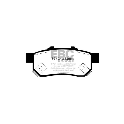 EBC DP984/2 Honda Ultimax Rear Brake Pads - Akebono Caliper 2 | ML Performance UK Car Parts