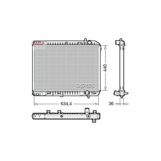 Denso DRM43008 Drm43008 Engine Radiator For Kia Sedona Ii (Vq) | ML Performance UK